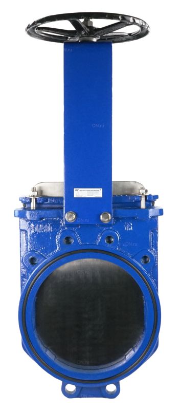 Задвижка шиберная ножевая  GVKN1331N-2W-Fb-S Ду300 Ру16 межфланцевая, с невыдвижным шпинделем, корпус - чугун GGG-40, уплотнение - NBR, управление - штурвал в городе Атырау