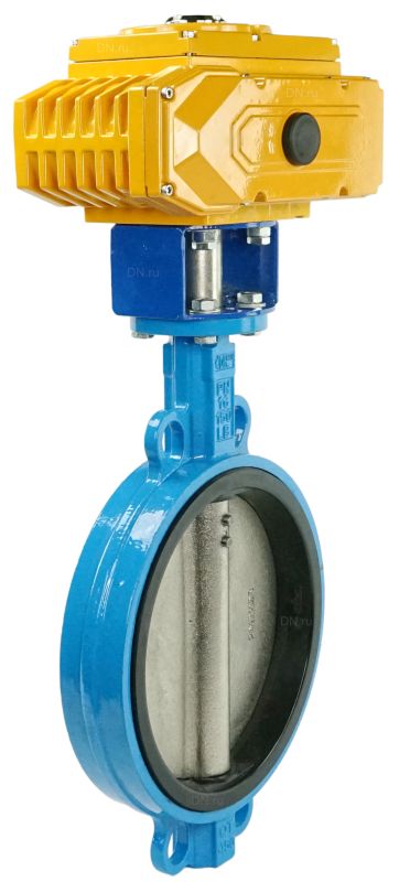 Затвор дисковый поворотный  WBV1413E-2W-Fb Ду200 Ру16, корпус - чугун GGG50, диск - чугун GGG40, уплотнение - EPDM, с электроприводом -030 220В в городе Атырау