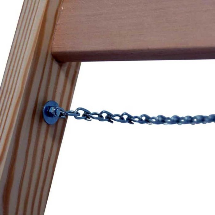 Двусторонняя лестница из дерева KRAUSE 2x5 170071