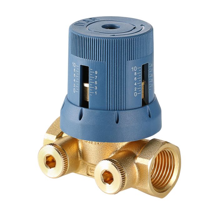 Клапан запорно-регулировочный Valtec VT.042.G.30004 1/2″ Ду15 Py25 ВР, корпус - латунь в городе Атырау