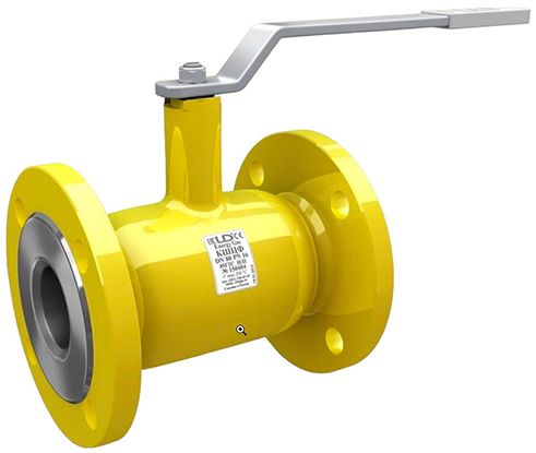Кран шаровой LD КШЦФ Gas Ду100x80 Ру25 фланцевый, цельносварной, стандартнопроходной, сталь 20, управление ручка-рычаг в городе Атырау