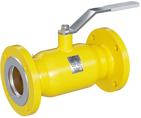 Кран шаровой LD КШЦФ Gas Ду150 Ру25 фланцевый, цельносварной полнопроходной, сталь 20, управление ручка-рычаг в городе Атырау