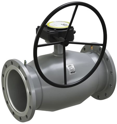 Кран шаровой LD КШЦФР Energy Regula Ду300x250 Ру16 стандартнопроходной с редуктором, цельносварной, стальной в городе Атырау
