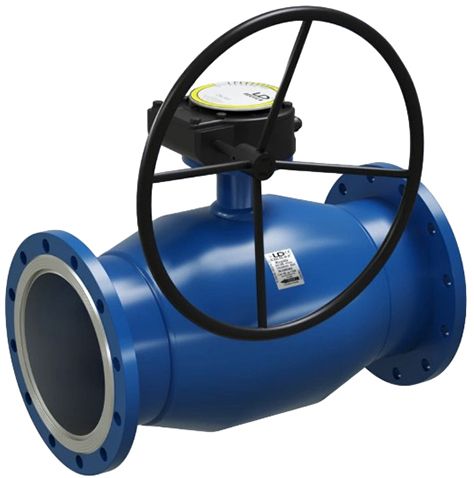 Кран шаровой LD КШЦФР Regula Ду200x150 Ру16 стандартнопроходной с редуктором, цельносварной, стальной в городе Атырау