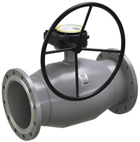 Кран шаровой LD КШЦФР Regula сталь 20 Ду200x150 Ру16 стандартнопроходной с редуктором, цельносварной, стальной в городе Атырау