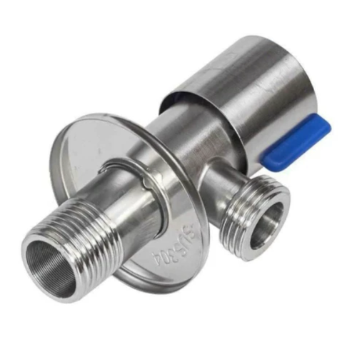 Кран шаровой угловой бытовой RM-L ATS-1212 1/2″x1/2″ Ду15 Ру10 стандартнопроходной, нержавеющая сталь, кран-букса в городе Атырау