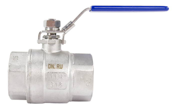 Кран нержавеющий полнопроходной  КШМП.316.230 1 1/4″ Ду32 Ру63 SS316 резьбовой в городе Атырау