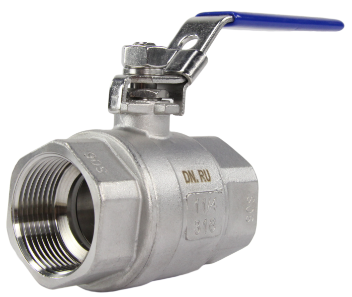 Кран нержавеющий полнопроходной  КШМП.316.230 1 1/4″ Ду32 Ру63 SS316 резьбовой в городе Атырау