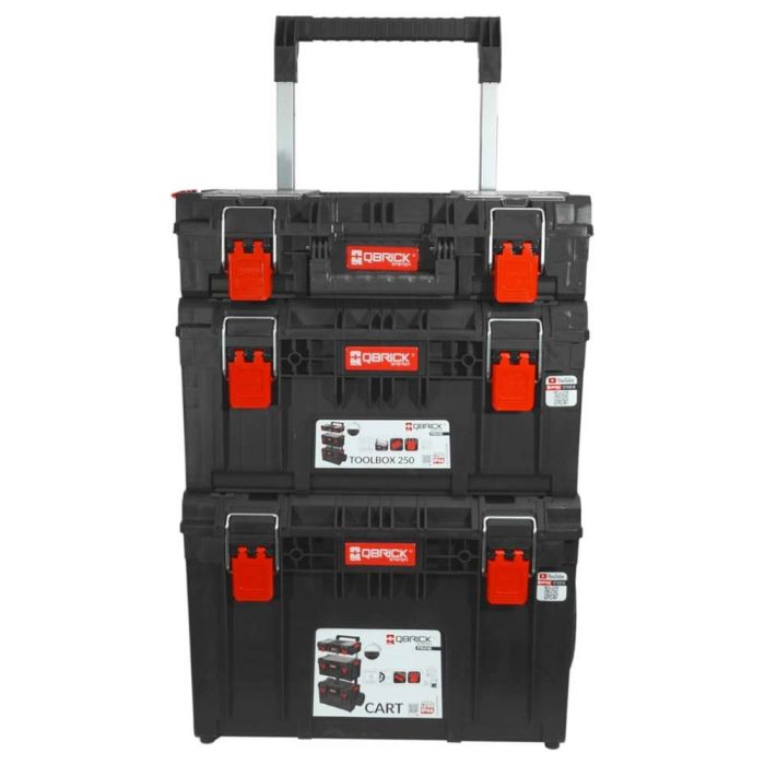 Набор ящиков для инструмента QBRICK System PRIME SET 2 Expert: Toolbox 150 Profi; Toolbox 250 Expert; Cart 590x425x785мм Z258001PG001