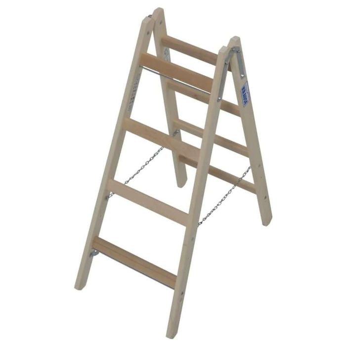 Двусторонняя лестница из дерева KRAUSE 2x4 170064