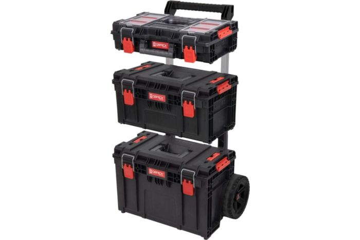 Набор ящиков для инструмента QBRICK System PRIME SET 2 Vario: Toolbox 150 Profi; Toolbox 250 Vario; Cart 590x425x773мм Z257998PG001