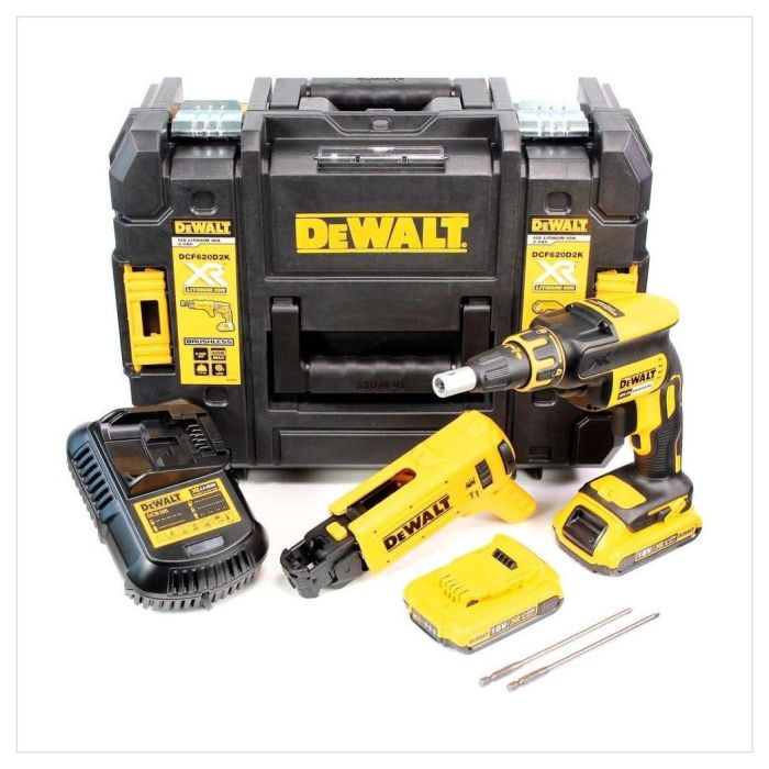Бесщёточный аккумуляторный шуруповёрт DeWALT DCF620D2K-QW