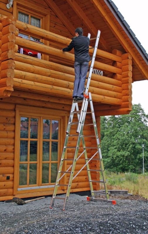 Трехсекционная универсальная лестница KRAUSE "MONTO TRIBILO" 3х8 129666