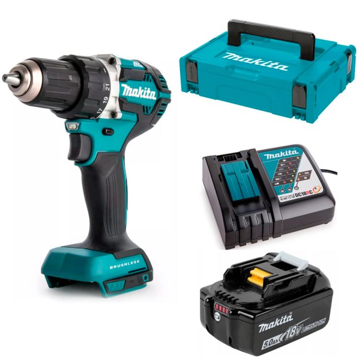 Аккумуляторная дрель-шуруповёрт MAKITA DDF484RT