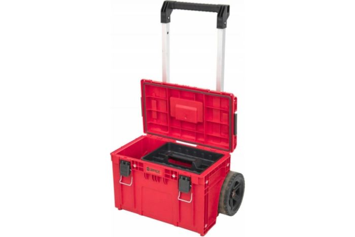 Ящик для инструмента QBRICK System PRIME Red Cart 595x425x660мм SKRWQCPRIMCZEPG001