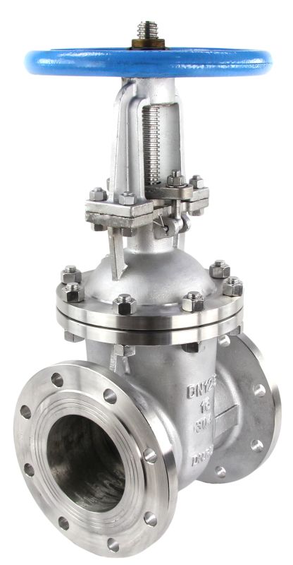 Задвижка клиновая 30нж41нж  GVWR3131M-2W-F-S Ду350 Ру16 фланцевая, с выдвижным шпинделем, корпус - сталь CF8, уплотнение - METAL, управление - штурвал в городе Атырау