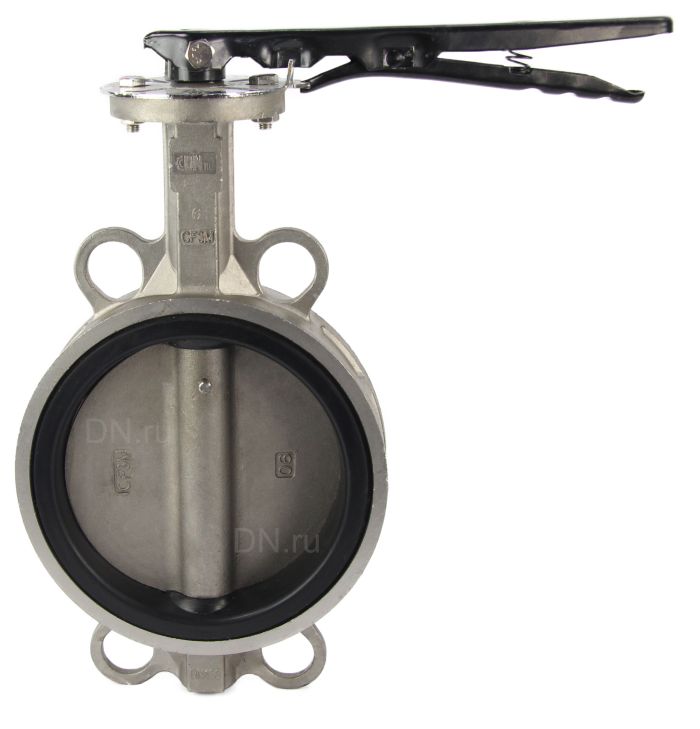 Затвор дисковый поворотный  WBV3232E-2W-Fb-H Ду300 Ру16, корпус -сталь 316L, диск - сталь 316L, уплотнение - EPDM, с рукояткой в городе Атырау