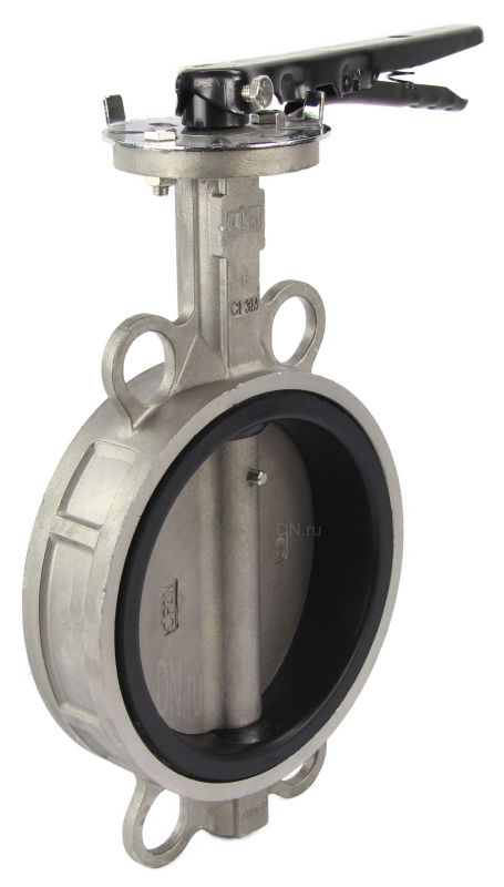 Затвор дисковый поворотный  WBV3232E-2W-Fb-H Ду300 Ру16, корпус -сталь 316L, диск - сталь 316L, уплотнение - EPDM, с рукояткой в городе Атырау