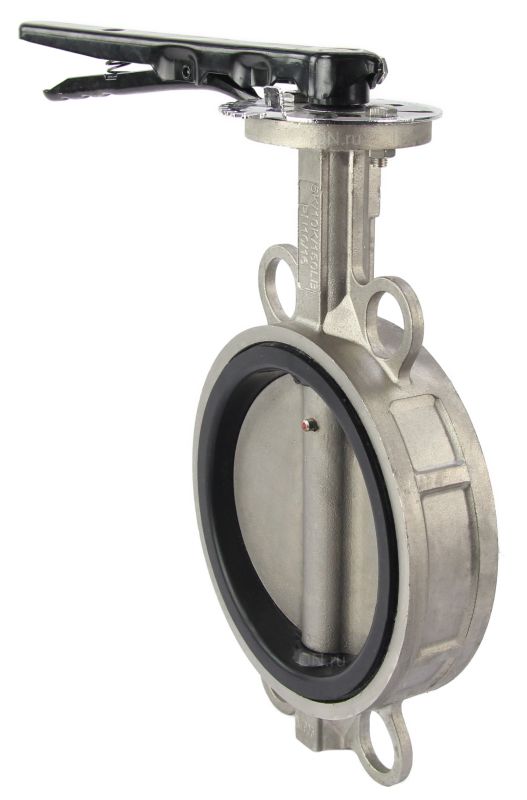 Затвор дисковый поворотный  WBV3232E-2W-Fb-H Ду300 Ру16, корпус -сталь 316L, диск - сталь 316L, уплотнение - EPDM, с рукояткой в городе Атырау