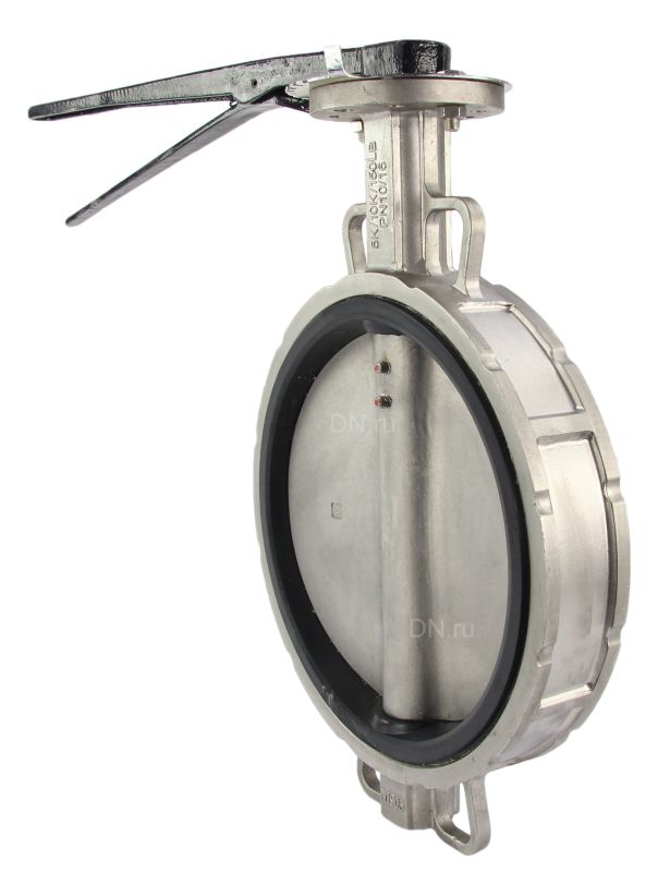 Затвор дисковый поворотный  WBV3232E-2W-Fb-H Ду200 Ру16, корпус -сталь 316L, диск - сталь 316L, уплотнение - EPDM, с рукояткой в городе Атырау